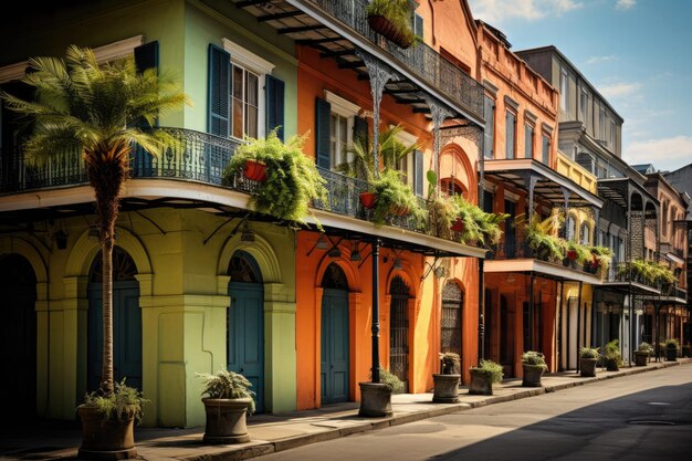 Photo french quarter in the usa