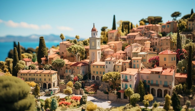 French Riviera miniworld