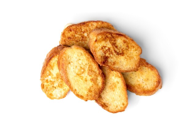 French toasts isolated.