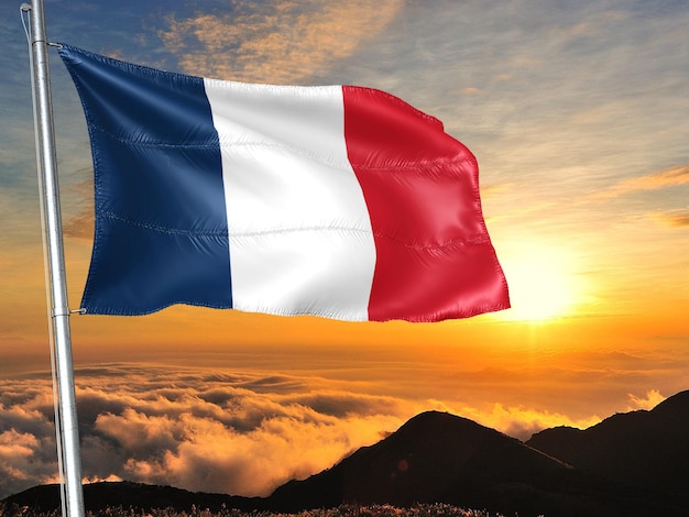 French Waving flag, Flag of Republic of France