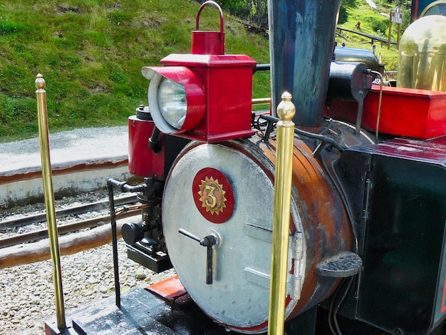 写真 frente de locomotora ferrocarril austral fueguino