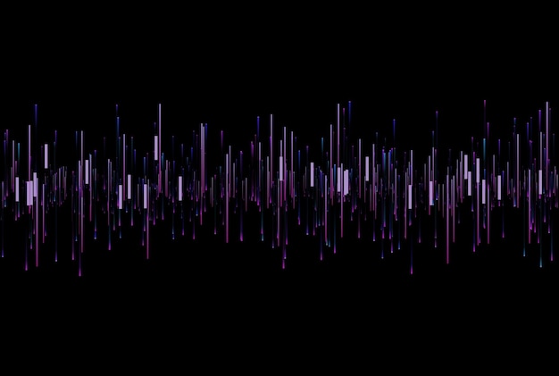 Frequentiebalken textuur muzikale audio gradiënt stralen stijl lijntekeningen achtergrond