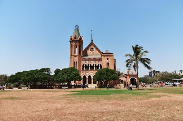 Frere Hall vintage paleis in Karachi, Pakistan