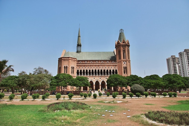 Frere Hall vintage paleis in Karachi, Pakistan