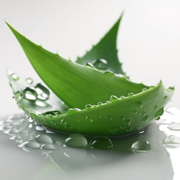 Fresh aloe vera gel