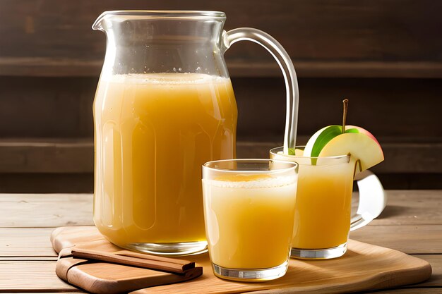 Fresh apple juice