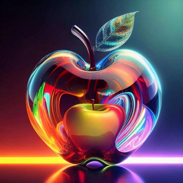 Photo fresh apple