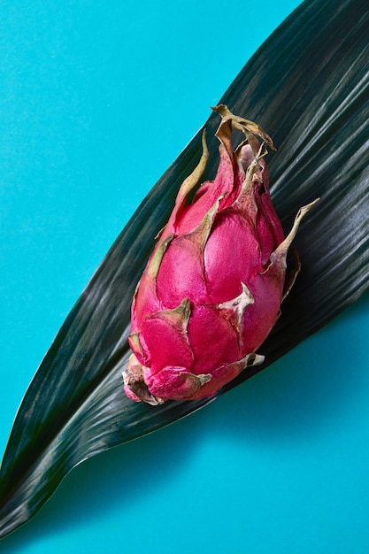 Fresh Asian pink dragon fruit