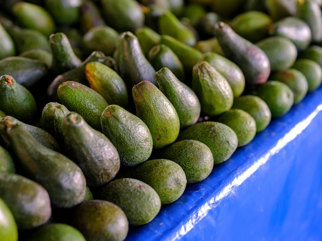 Fresh avocados at the market