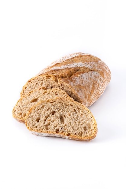 Fresh baked bread isolated