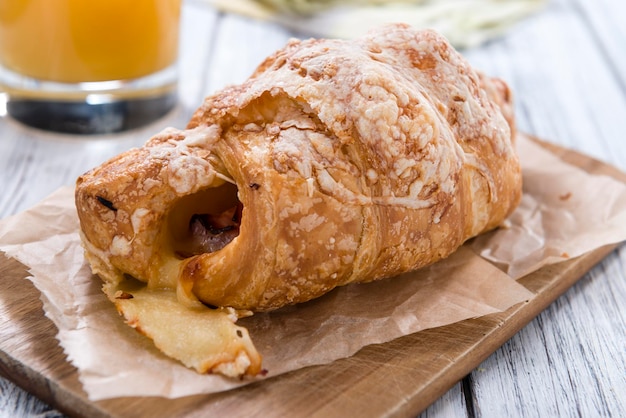 Fresh baked Ham and Cheese Croissant