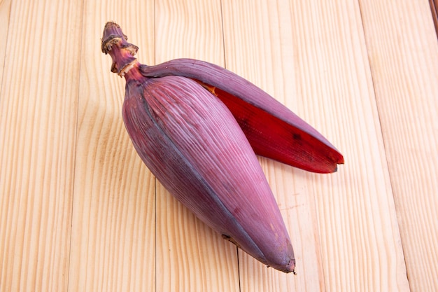 Fresh Banana Blossom or Banana flower edible vegetable mostly used in south east asia