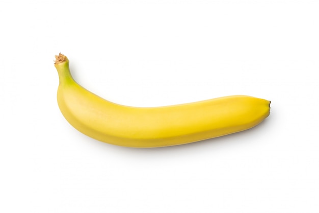 Fresh banana isolated on white background