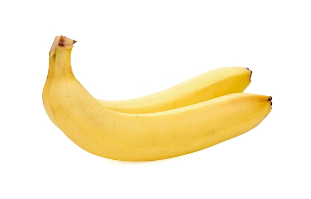 Fresh banana isolated on white background