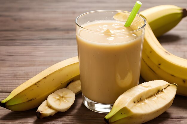 Fresh banana juice