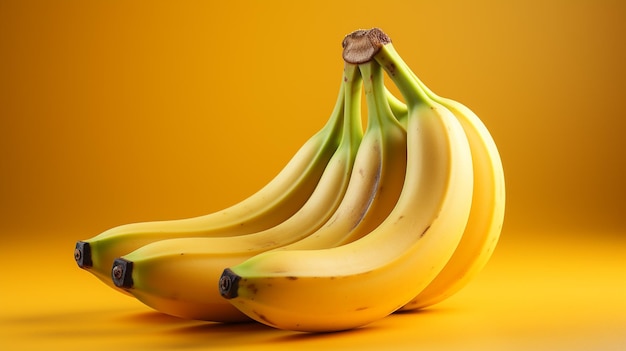 свежие бананы на заднем плане