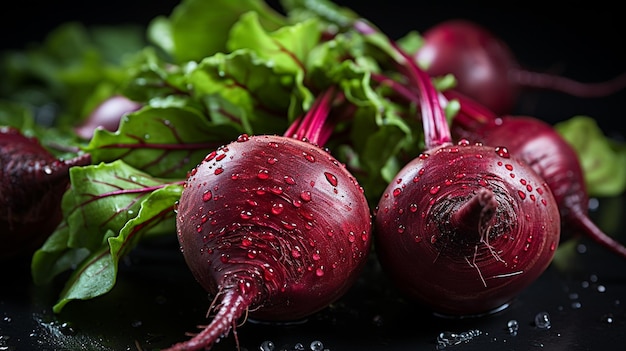 fresh beetroot juice in a glass