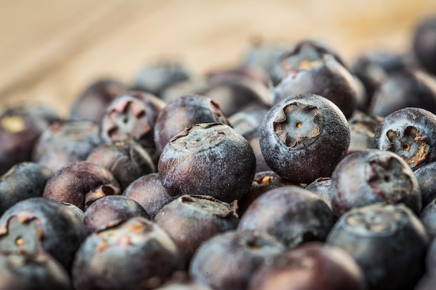 Fresh Berries - Blueberries background closeup