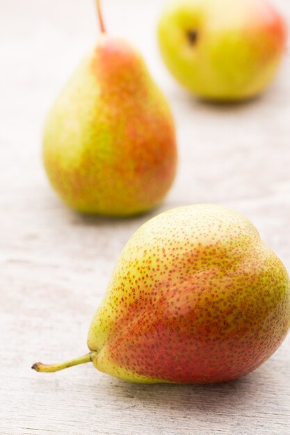 Fresh bio ripe organic pears