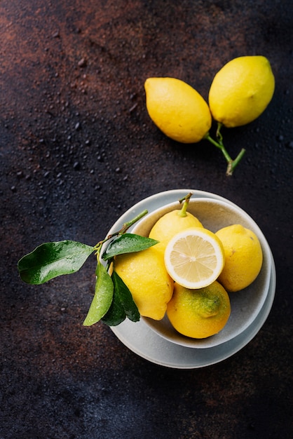 Fresh biological lemons