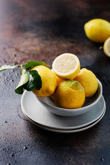 Fresh biological lemons