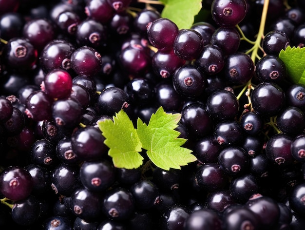 Fresh blackcurrant background