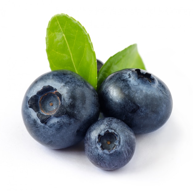 Photo fresh blueberries