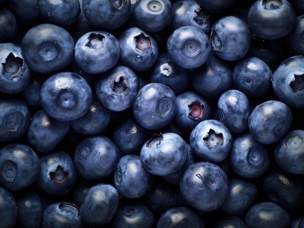 Fresh blueberry background