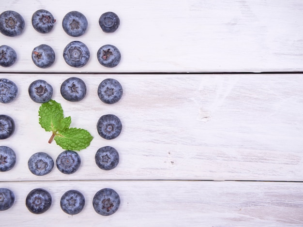 Fresh blueberry, concepts for healthy food background