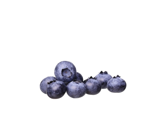 Fresh blueberry isolated on white background