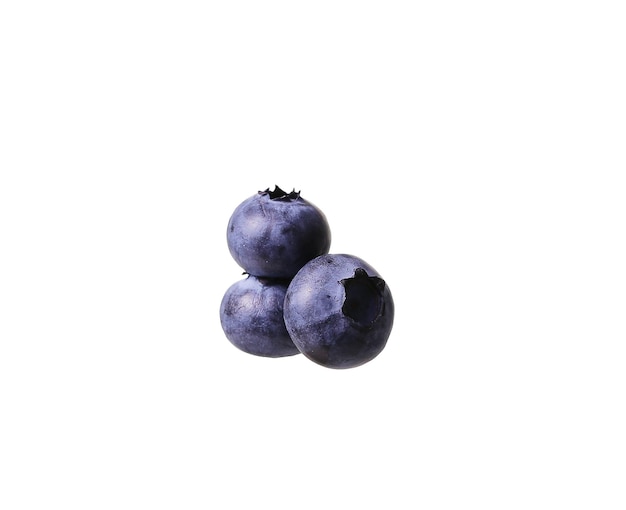 Fresh blueberry isolated on white background