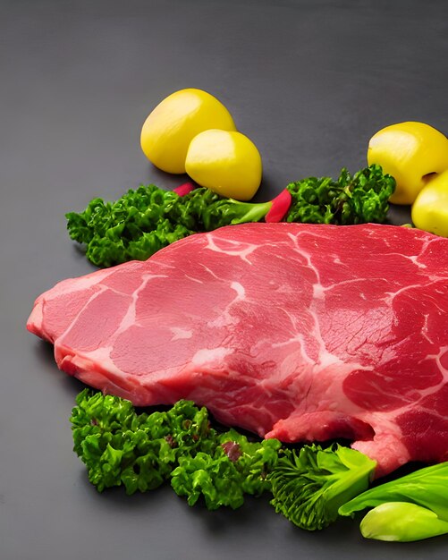 Fresh Boneless Raw Meat