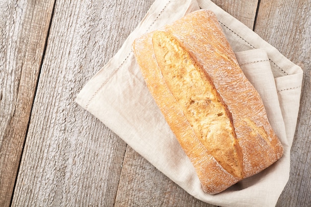 Fresh bread. ciabatta