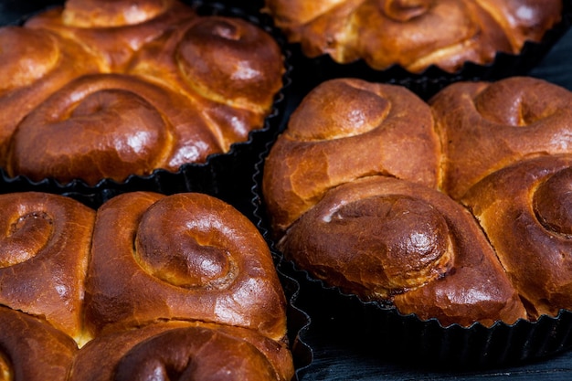 Fresh bread from the oven.