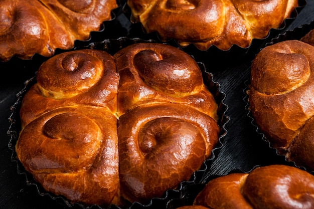 Fresh bread from the oven.