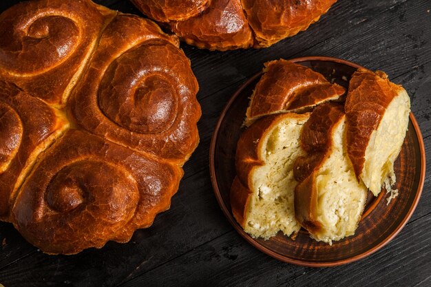 Fresh bread from the oven.