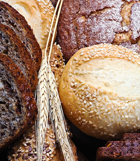 Fresh bread and rolls