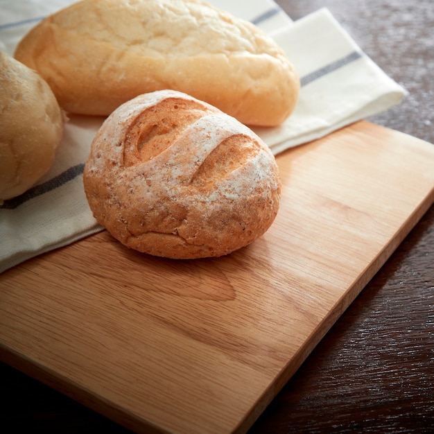 Foto pane e grano freschi