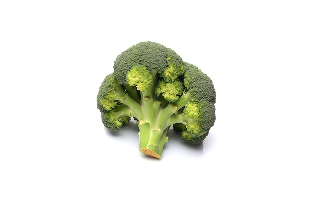 Photo fresh broccoli isolated on white background