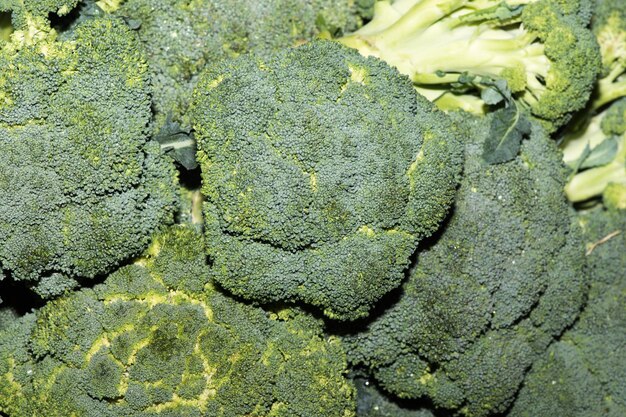 Fresh broccoli  on sale at Market