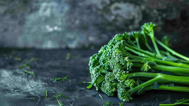 Fresh broccolini Generative AI