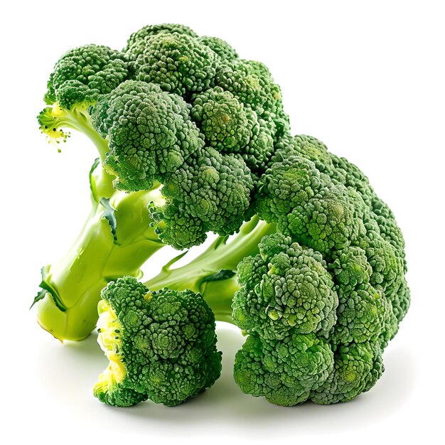 Fresh brocolli isolated AI generated