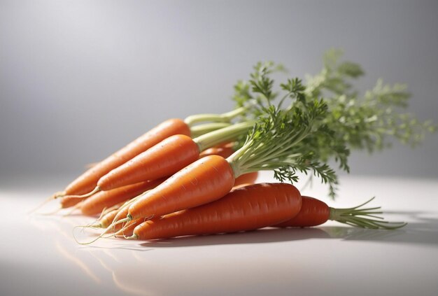 Fresh bunch of carrots