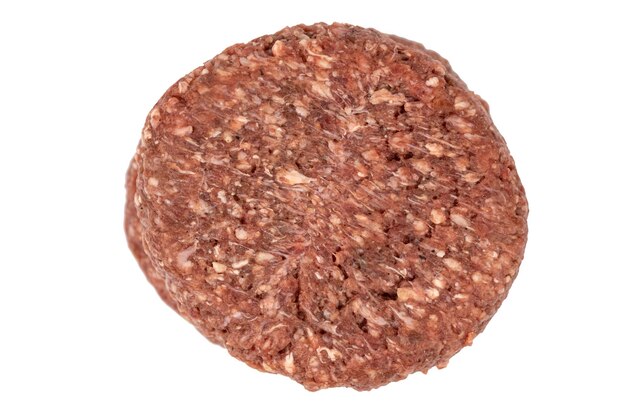 the fresh burger beef meat