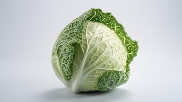 fresh cabbage isolated on white background