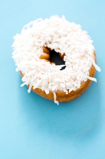 Fresh cake donuts with cocunut topping from the local bakery shop.