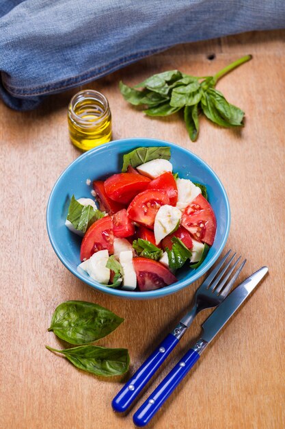 Fresh caprese salad