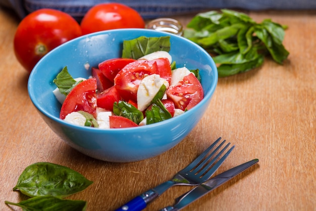 Fresh caprese salad