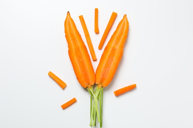 Fresh carrot food for diet and healthy eating