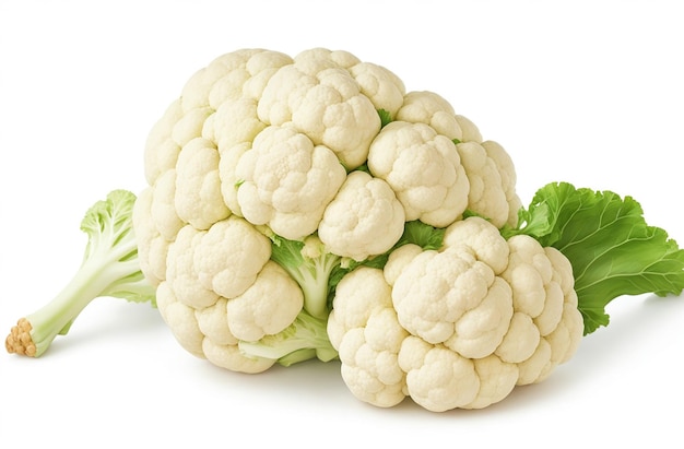 Fresh Cauliflower isolated isolated on a white background